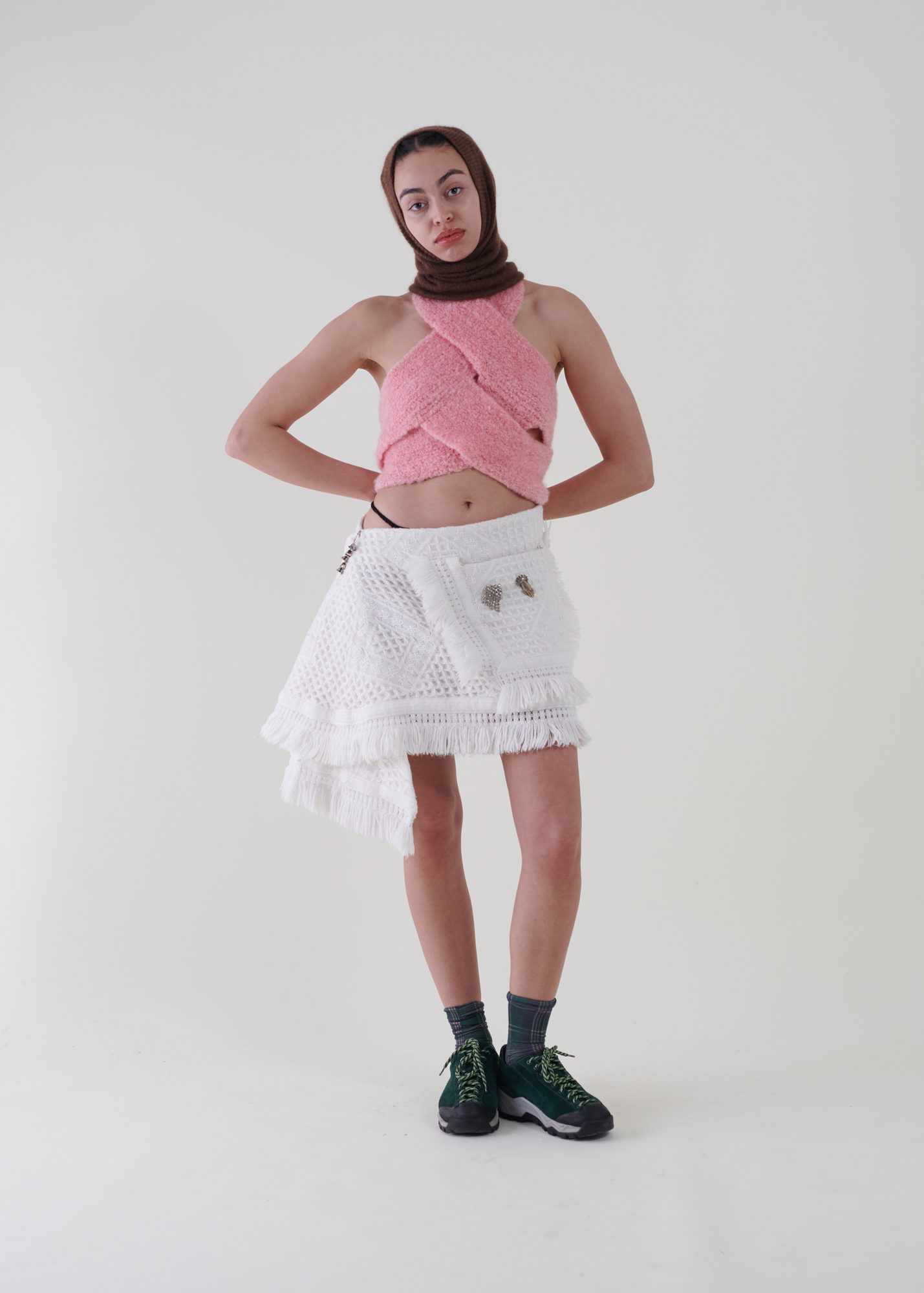 Sustainable fashion with upcycled mohair jersey from Aldwin Teva William