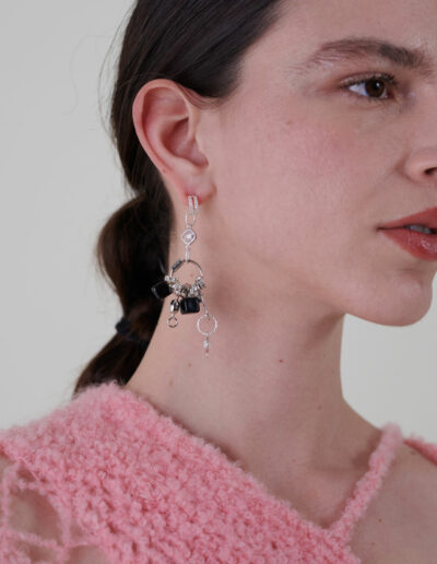 Sustainable fashion and jewlery with zirconias and upcycled elements from Aldwin Teva William